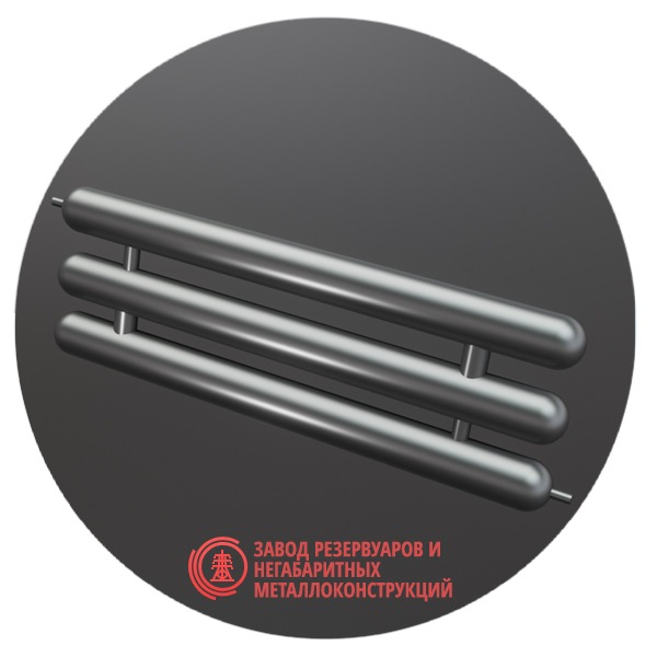 Регистры отопления трехрядные РСЭ-3x114x4.0-2000 мм