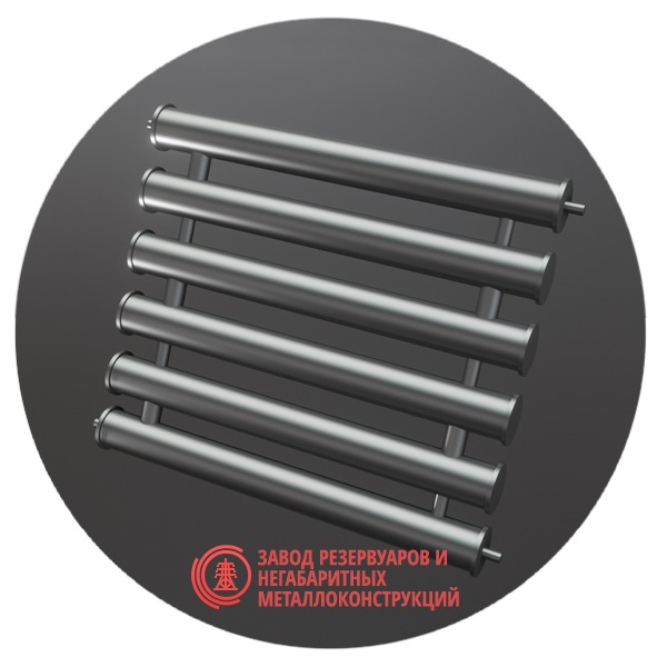 Регистры отопления шестирядные РСП-6x133x4.0-6000 мм