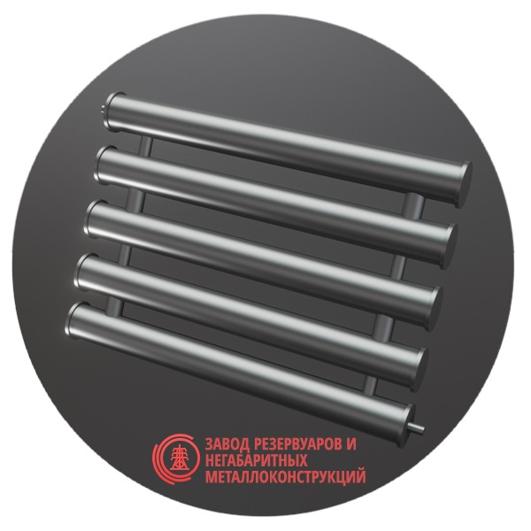 Регистры отопления пятирядные РСП-5x133x4.0-2000 мм
