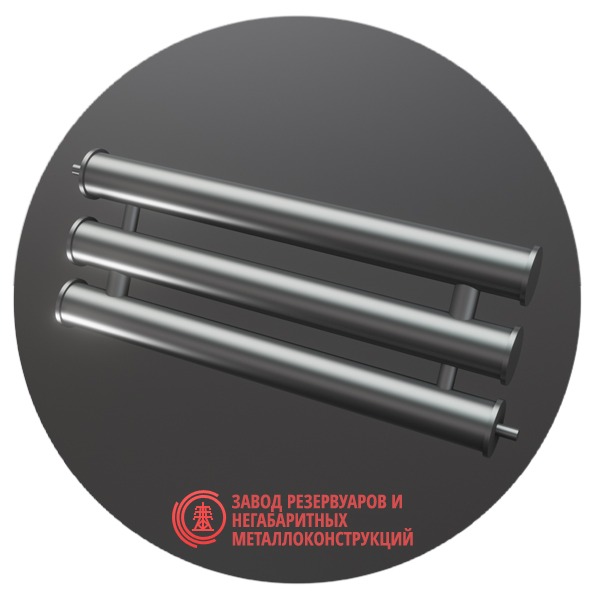 Регистры отопления трехрядные РСП-3x114x4.0-5000 мм