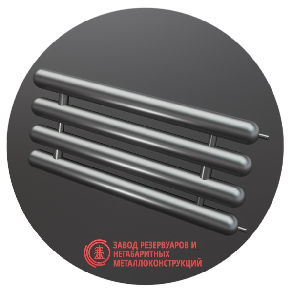 Регистры отопления четырехрядные РСЭ-4x89x3.0-2000 мм