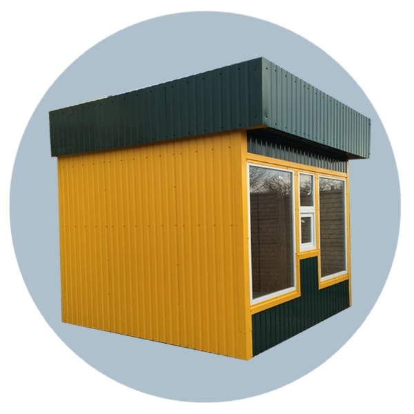 Торговый павильон с рекламным коробом 3000х3000 мм