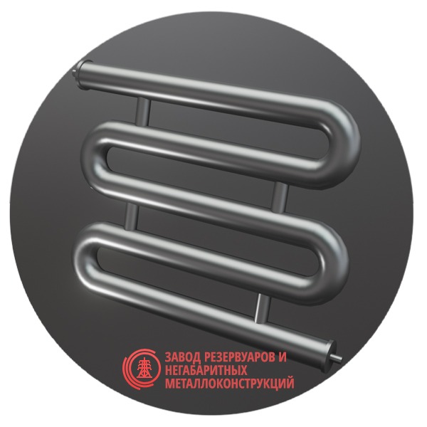 Регистры отопления пятирядные РЗП-5x159x4.0-2000 мм