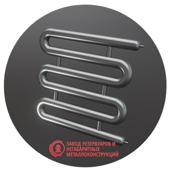 Регистры отопления шестирядные РЗЭ-6x57x2.5-10000 мм