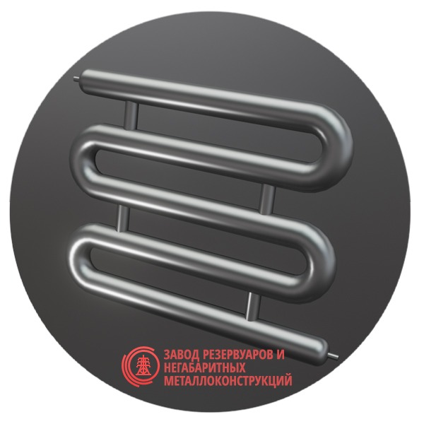 Регистры отопления пятирядные РЗЭ-5x219x5.0-11000 мм