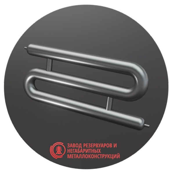 Регистры отопления трехрядные РЗЭ-3x133x4.0-1000 мм