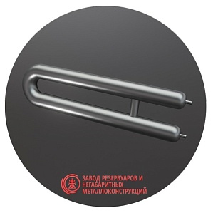 Регистры отопления двухрядные РЗЭ-2x57x2.5-1000 мм